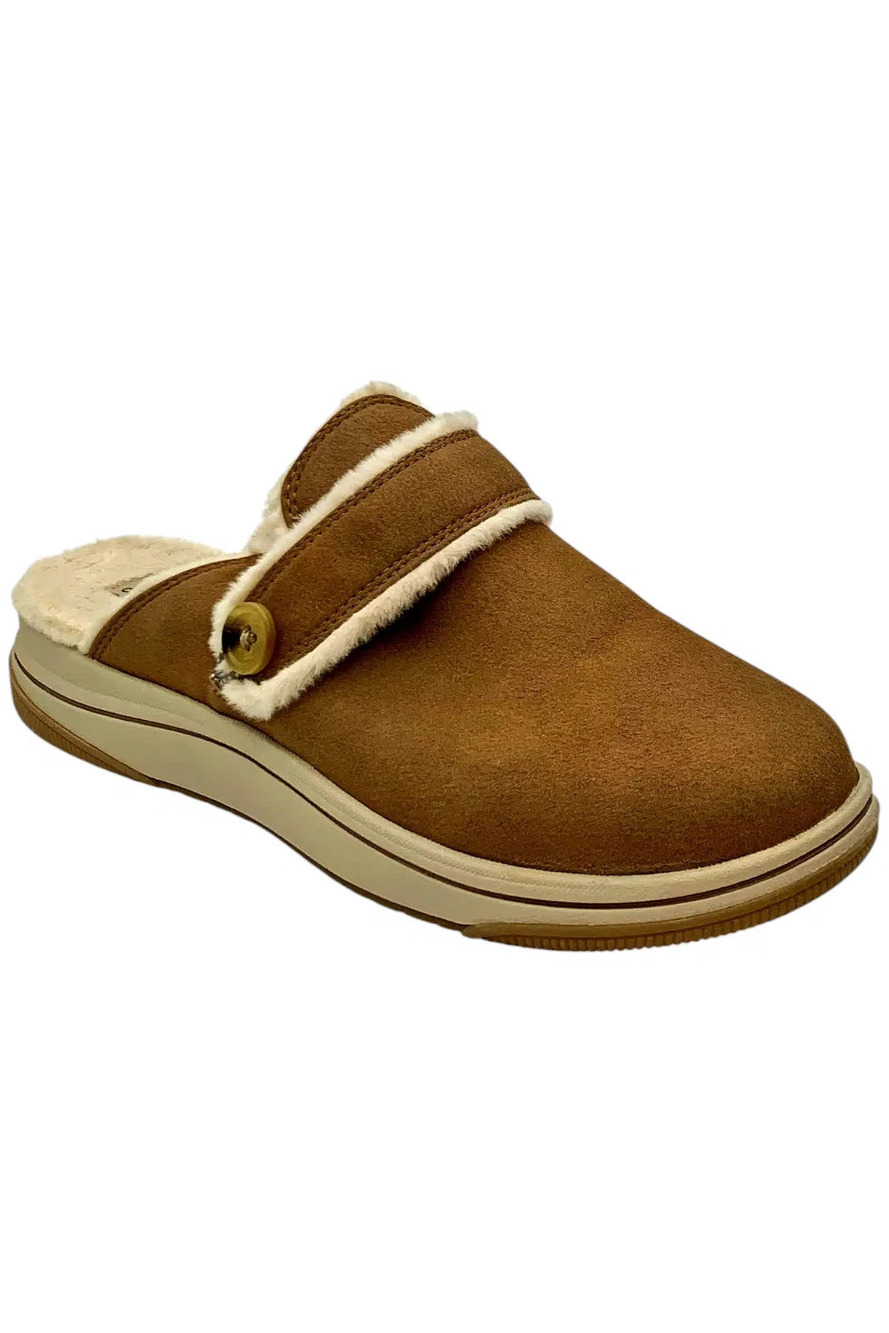 CLOUDSTEPPERS Women's by Clarks Breeze Cross Athleisure Mule Taupe - Medium